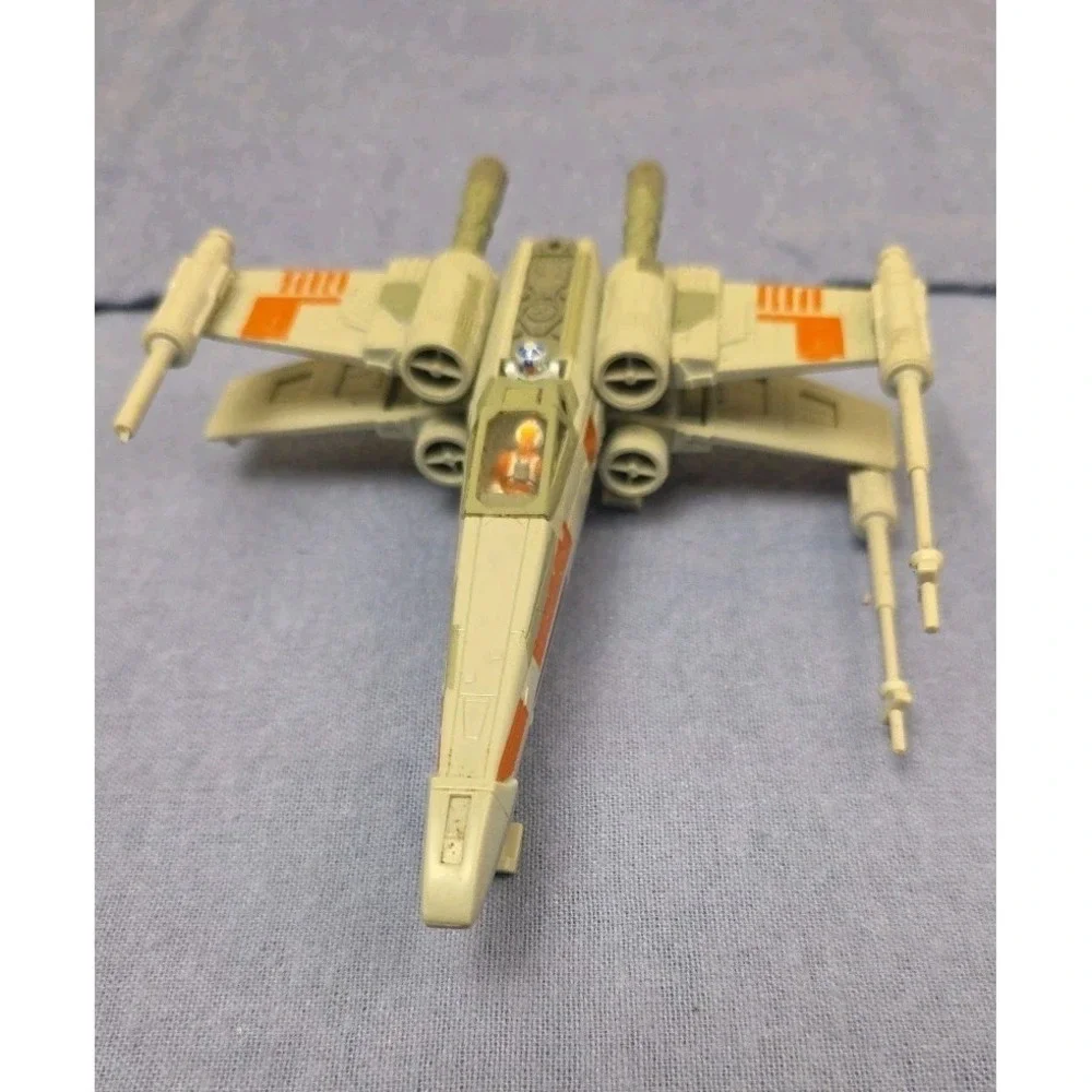 Star Wars Action Fleet X-Wing Starfighter Galoob 1995 Luke Skywalker R2-D2 Red 5
